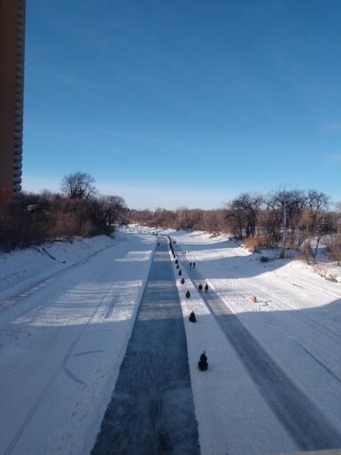 Manitoba oddities Winnipeg skating trail