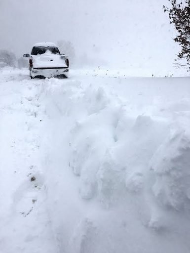 preparing for winter Manitoba blizzard